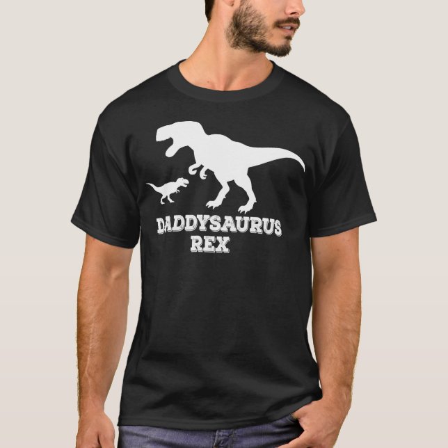 Daddysaurus Rex essenziell T-Shirt (Vorderseite)