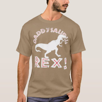 DaddySaurus Rex TRex Fathers Day T-Shirt