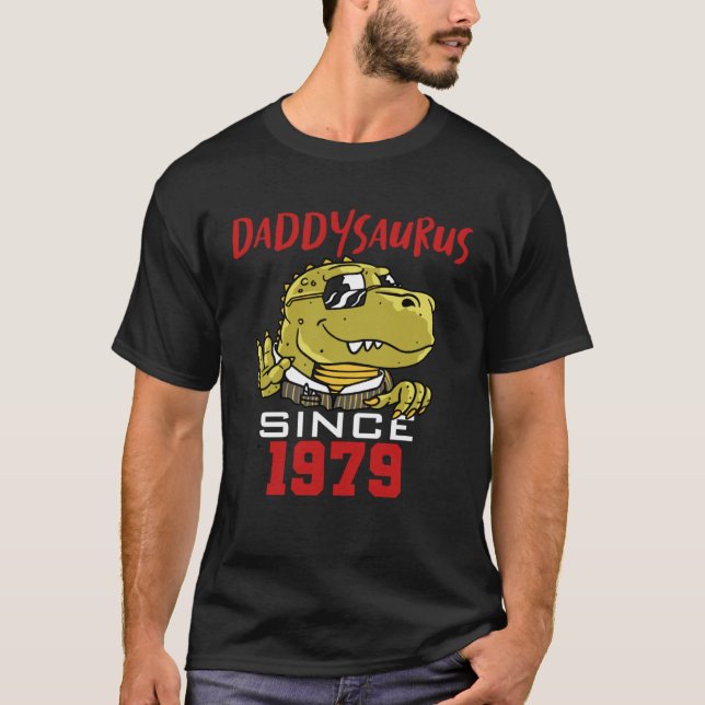 Daddysaurus since 1979 T-Shirt (Vorderseite)