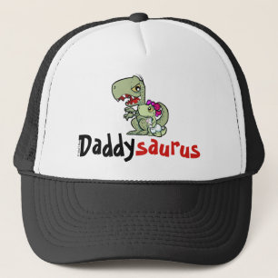 Daddysaurus T-Rex Baby Girl Father Truckerkappe