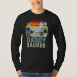 Daddysaurus T Rex Dinosaur Daddy Saurus Family T-Shirt<br><div class="desc">Daddysaurus T Rex Dinosaur Daddy Saurus Family Matching Gift. Perfect gift for your dad,  mom,  papa,  men,  women,  friend and family members on Thanksgiving Day,  Christmas Day,  Mothers Day,  Fathers Day,  4th of July,  1776 Independent day,  Veterans Day,  Halloween Day,  Patrick's Day</div>