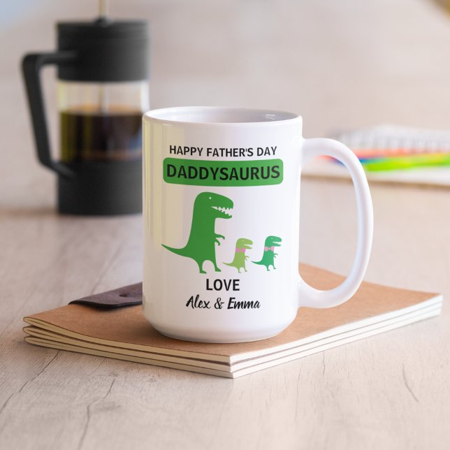 Daddysaurus-Tasse, Tasse des Personalisierten Vate (Von Creator hochgeladen)