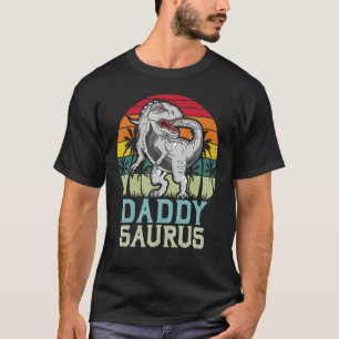 Daddysaurus Trex Dino Familie Matching Trex Birthd T-Shirt