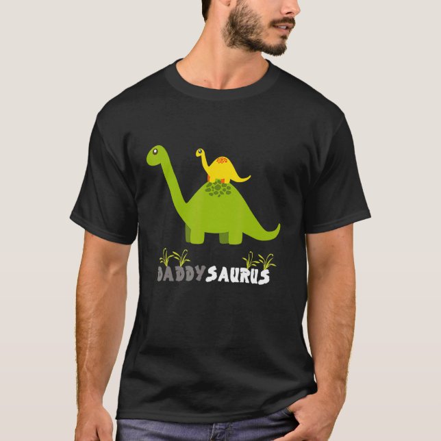 Daddysaurus Vater Day Dinosaur Daddy Saurus Cut T-Shirt (Vorderseite)