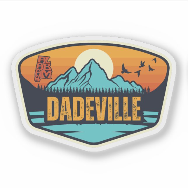 Dadeville, Alabama Aufkleber (Vorderseite)