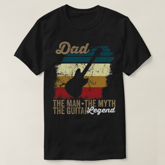 Dadhe manhe mythhe gitarre LEGEND_475 T-Shirt (Design vorne)