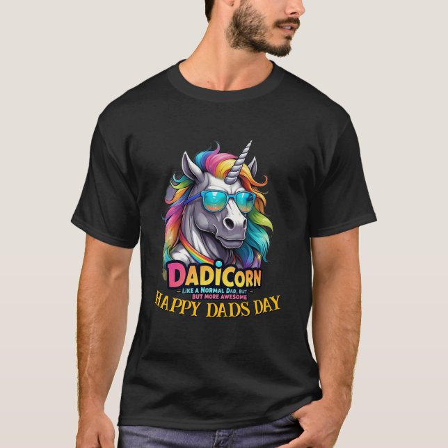 DADICORN Custom T - Shirt for Vaters Day (Vorderseite)