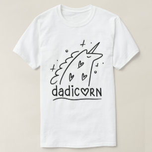 Dadicorn Funny Unicorn Vater Vatertag Geschenk T-Shirt
