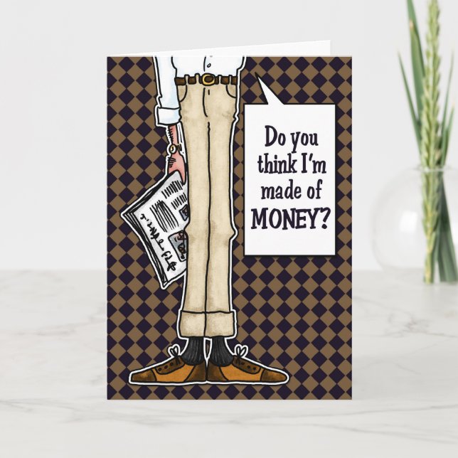 Dadism - für jeden Vater Karte (Vorderseite)