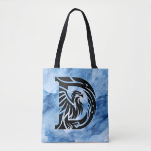 Dads Bold Eagle auf Blauem Rauch große Schultertas