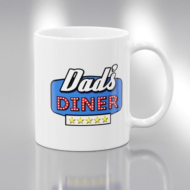 Dad's Diner Logo - A Gift for Dad Kaffeetasse (Von Creator hochgeladen)