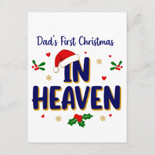 Dads erstes Weihnachten im Himmel Gedenk 