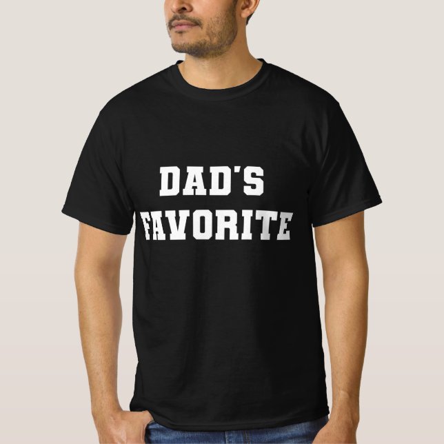 Dad's Favorite Varsity  T-Shirt (Vorderseite)