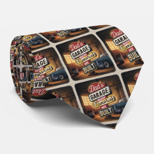 Dad's Garage Retro Vintage Auto-Schild Krawatte