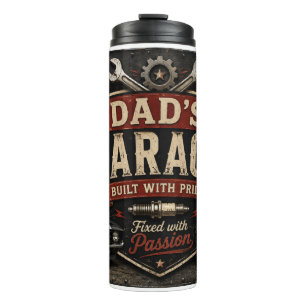 Dad's Garage Thermalbecher für Mechaniker und Auto Thermosbecher