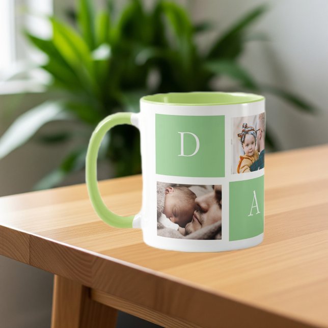 Dad's Instagram Collage, Capturing Precious Moment Tasse (Von Creator hochgeladen)