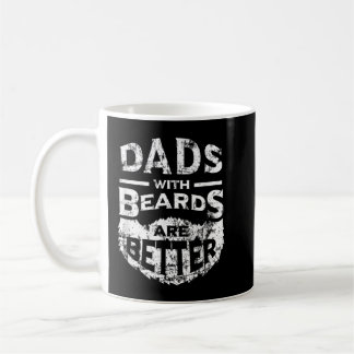 Dads with Beards are Better Distressed Kaffeetasse