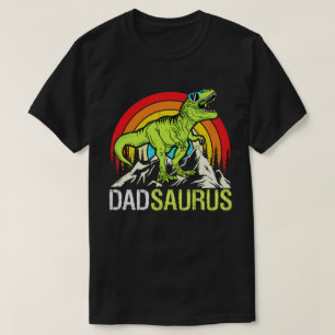 Dadsaurus Dinosaur Papa Vater Saurus Vater's Day T-Shirt