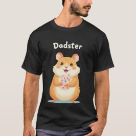 Dadster - Father's Day Hamster T-Shirt für TinyFur