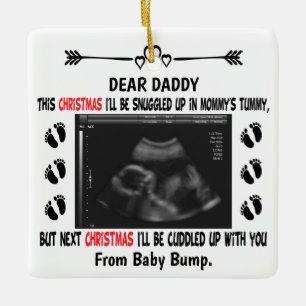 Dadto be from Bump Christmas Custom Foto Keramikornament