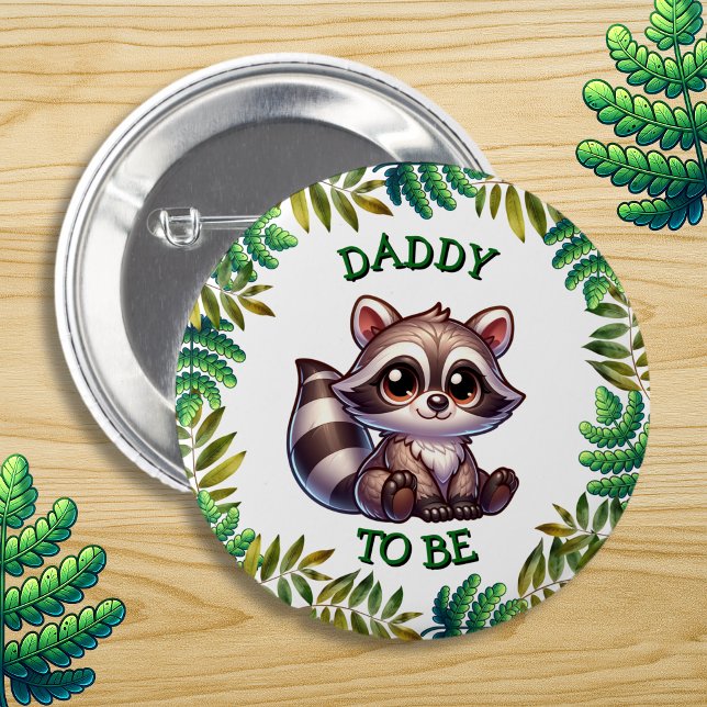 DadTo be | Woodland Themed Baby Dusche Button (Von Creator hochgeladen)