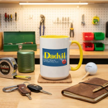 Dadvil Extreme Strength Lustiger Papa Kaffeebecher