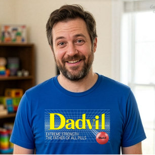 Dadvil Extreme Strength Lustiges Papa T-Shirt