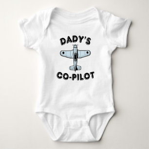 Dady's Co-Pilot Baby Strampler
