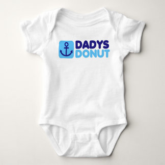 Dadys Donut Baby Strampler blau