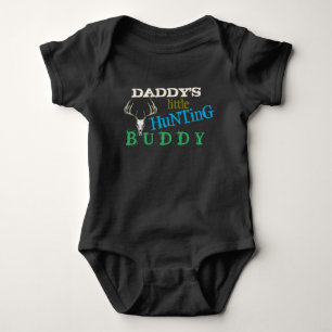 Dadys kleiner Jagdbegleiter Hirschgeweih Baby Strampler