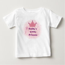 Dadys Prinzessin Baby T-Shirt