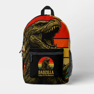 Dadzilla Vater der Monster Vatertag Bedruckter Rucksack
