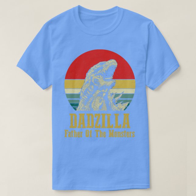 Dadzilla Vater von Monstern T-Shirt (Design vorne)