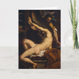 Daedalus and Icarus Fine Art Greetings Card Karte