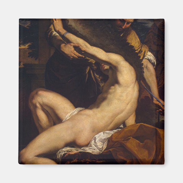 Daedalus und Icarus von Charles Le Brun Magnet (Vorne)