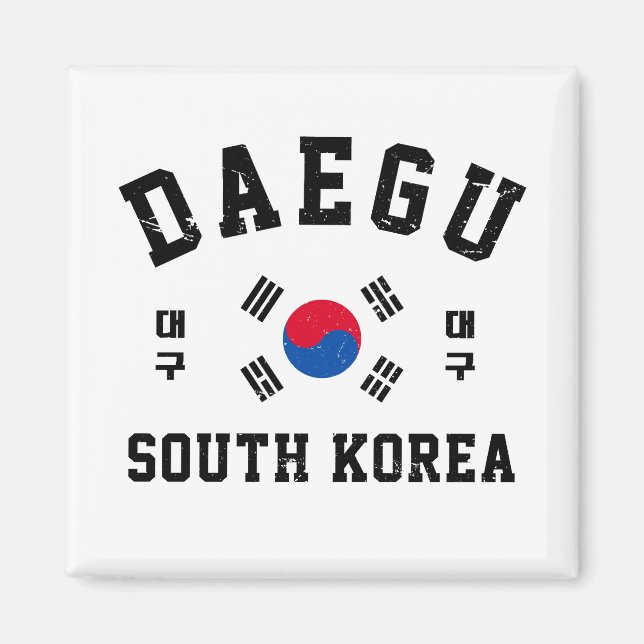 Daegu Südkorea  Magnet (Vorne)