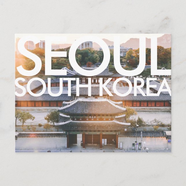 Daehak-ro, Ihwa-dong, Jongno-gu, Seoul, Südkorea Postkarte (Vorderseite)
