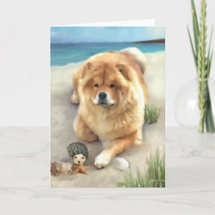 DAEJA AM STRAND Der ARTdog-Chow Karte