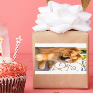 DAEJA AM STRANDHAUS-AUFkleber Rechteckiger Aufkleber