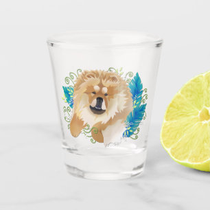 DAEJA VU Chow-Chow Schnapsglas