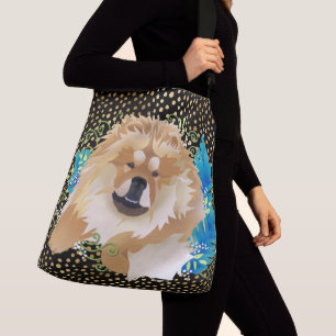 DAEJA VU Chow-Chow (schwarzes Gold) crossbody oder Tragetaschen Mit Langen Trägern