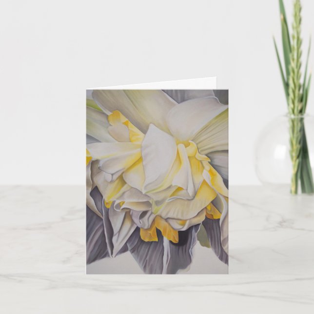 Daffodiakarte Dankeskarte (Vorderseite)