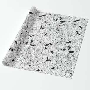 Daffodien Frühlingsblumenmuster Geschenkpapier