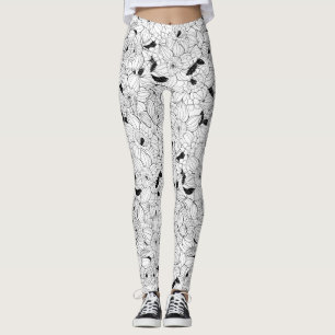 Daffodien Frühlingsblumenmuster Leggings