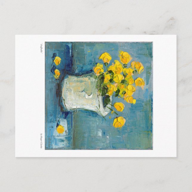 Daffodien Postkarte (Vorderseite)
