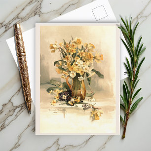 Daffodien Postkarte