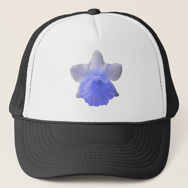 Daffodil Blue Hat tropfen Truckerkappe (Vorderseite)