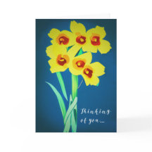 Daffodil Blume Illustration-Denken Sie an Sie
