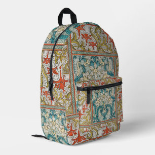 Daffodil chintz art nouveau Blume Wallpaper Bedruckter Rucksack