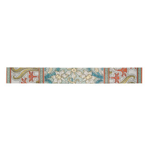 Daffodil chintz art nouveau Blume Wallpaper Satinband